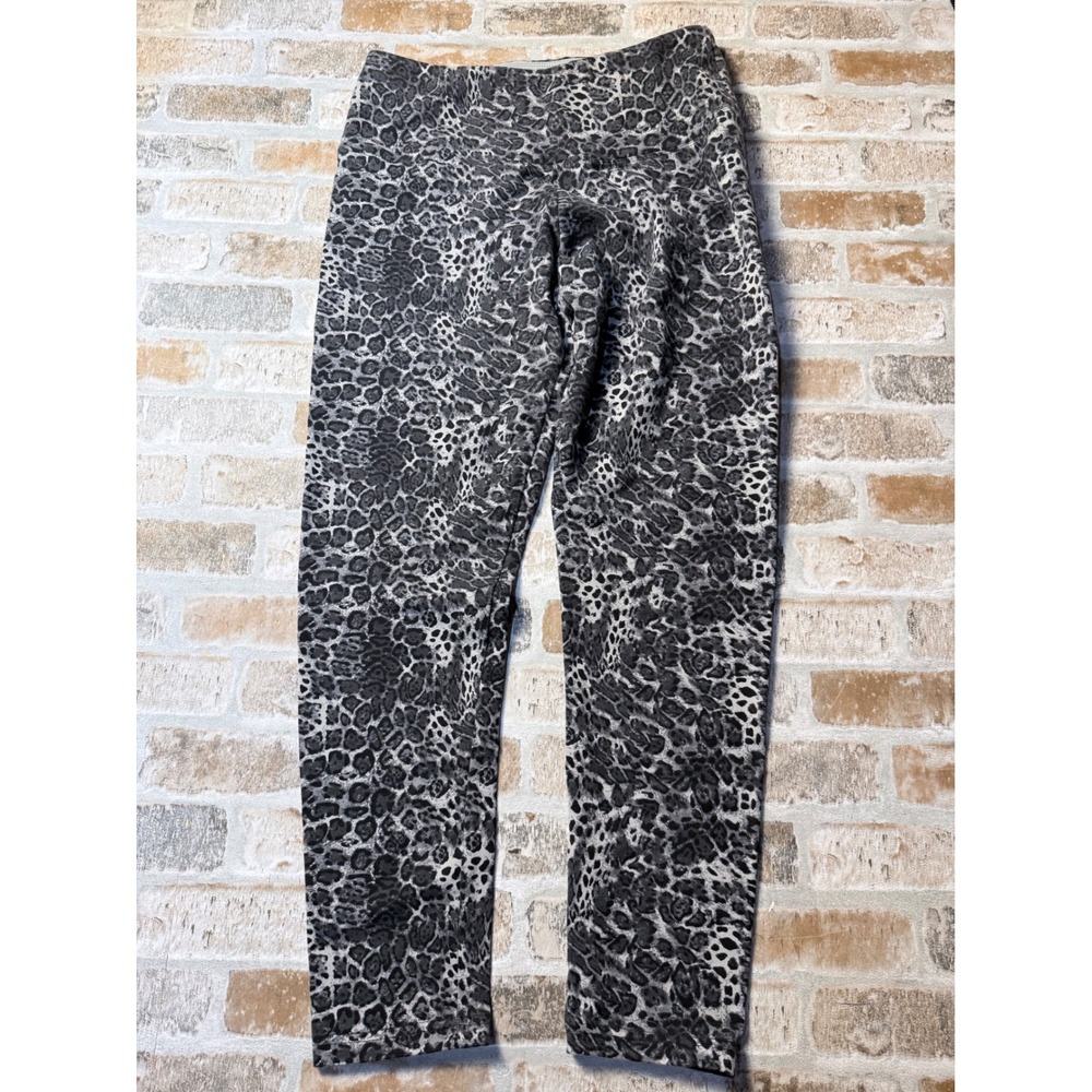 Casablanca Marrakech Chiquito Grey Leopard‎ Print High Waist Leggings Small